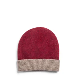 Daylesford Organic Clothing>Maidens Hat Pomegranate & Grey