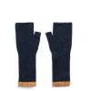 Daylesford Organic Clothing>Maidens Mittens Navy & Camel