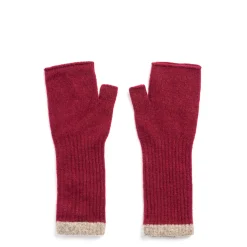 Daylesford Organic Clothing>Maidens Mittens Pomegranate & Grey