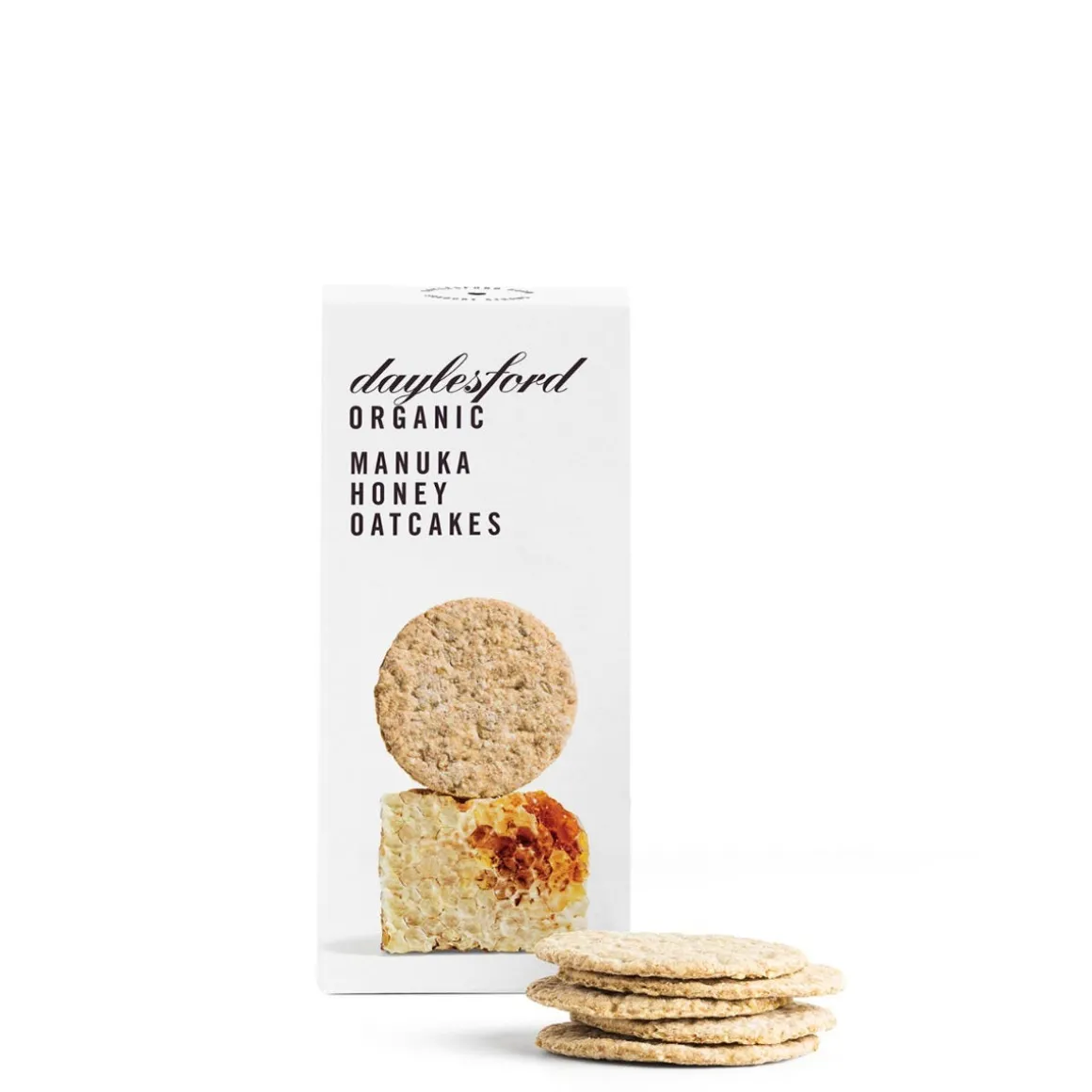 Daylesford Organic Savoury Biscuits & Crackers>Manuka Honey Oatcakes