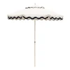 Daylesford Organic Garden Furniture>Market Umbrella White Scallop