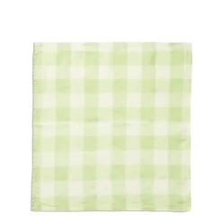 Daylesford Organic Table Linen|Tableware>Mint & White Check Napkin