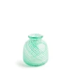 Daylesford Organic Vases & Flowers|Vases>Miro Green Spiral Stripe Vase