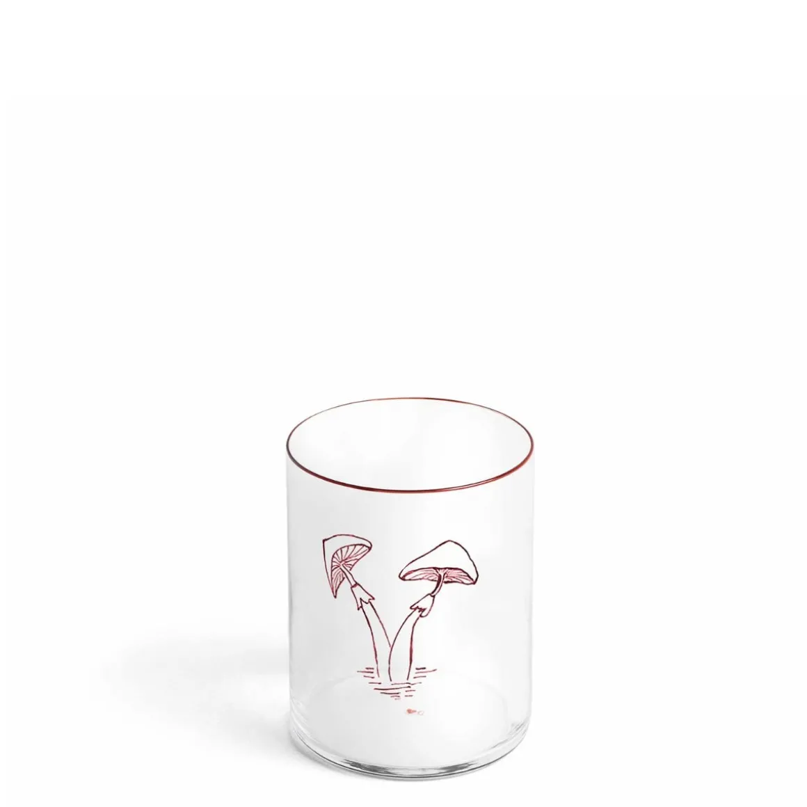 Daylesford Organic Glassware|Tableware>Mushroom Double Tumbler Claret