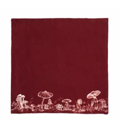 Daylesford Organic Table Linen|Tableware>Mushroom Napkin Claret