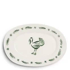 Daylesford Organic Tableware>Nina Fuga Turkey Oval Platter