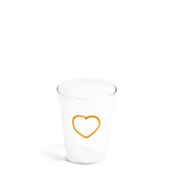 Daylesford Organic Glassware|Tableware>Orange Heart Glass