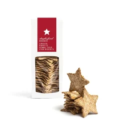 Daylesford Organic Crackers|Savoury Biscuits & Crackers>Organic Seeded Star Savoury Biscuits