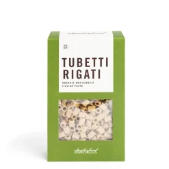 Daylesford Organic Rice, Pasta & Pulses>Organic Tubetti Rigati Whole Wheat Italian Pasta
