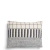 Daylesford Organic Throws & Cushions>Patchwork Cushion Navy & White Rectangle