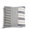 Daylesford Organic Throws & Cushions>Patchwork Cushion Navy & White