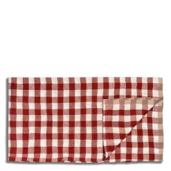 Daylesford Organic Table Linen|Tableware>Portobello Gingham Tablecloth Red