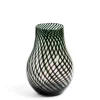 Daylesford Organic Vases & Flowers|Vases>Riley Stout Green & Black Stripe Vase Tall