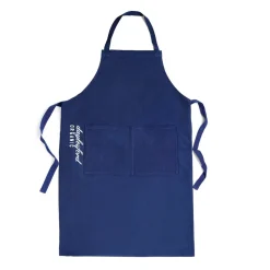 Daylesford Organic Aprons & Tea Towels>Saddlers Apron Blue