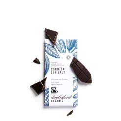 Daylesford Organic Chocolate & Sweets>Single Origin Dark Chocolate Cornish Sea Salt Bar