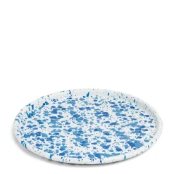 Daylesford Organic Tableware>Splatter Tray Blue Enamel