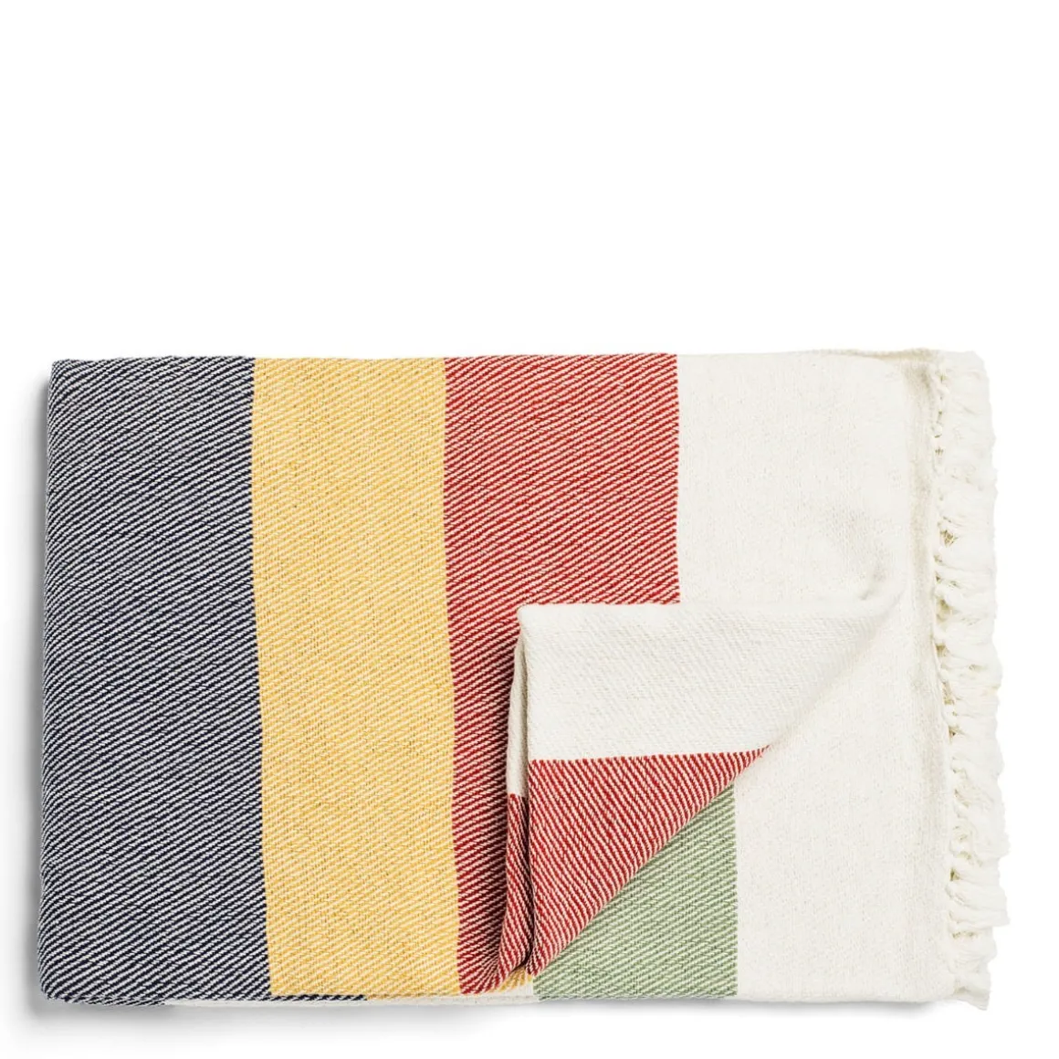 Daylesford Organic Throws & Cushions>Trappers Multi Stripe Blanket