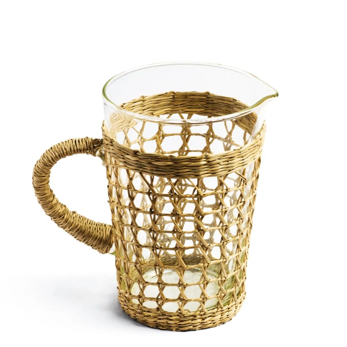 Daylesford Organic Glassware|Tableware>Weave Glass Jug