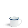 Daylesford Organic Tableware>White & Blue Enamel Mug