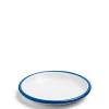 Daylesford Organic Tableware>White & Blue Enamel Plate Small