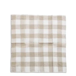 Daylesford Organic Table Linen|Tableware>White & Natural Check Napkin