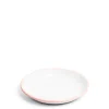 Daylesford Organic Tableware>White & Pink Enamel Bowl