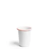 Daylesford Organic Tableware>White & Pink Small Enamel Tumbler