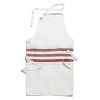 Daylesford Organic Aprons & Tea Towels>White & Red Stripe Apron