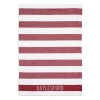 Daylesford Organic Aprons & Tea Towels>White & Red Stripe Tea Towel