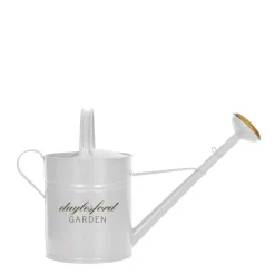Daylesford Organic Watering Cans>White Outdoor Watering Can Small