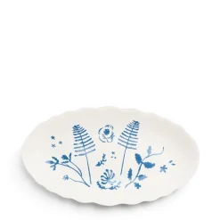 Daylesford Organic Tableware>Wildflower Oval Serving Platter Small