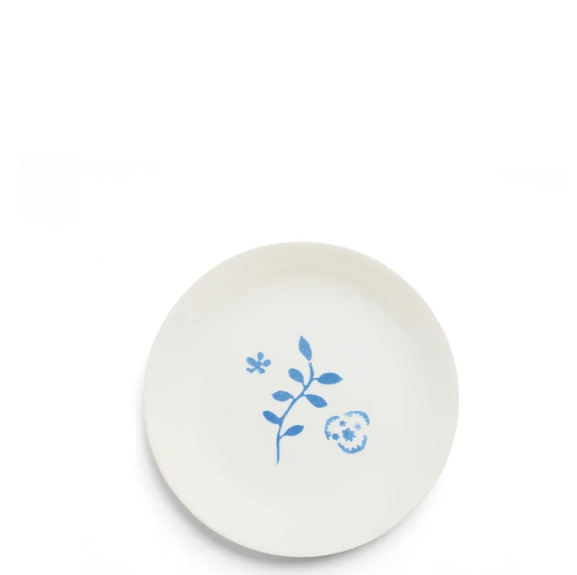 Daylesford Organic Tableware>Wildflower Side Plate Flax