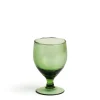 Daylesford Organic Glassware|Tableware>Wine Glass Smoke Green