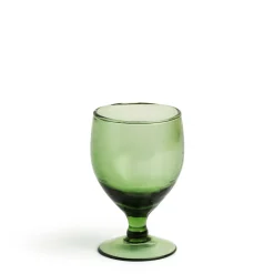 Daylesford Organic Glassware|Tableware>Wine Glass Smoke Green