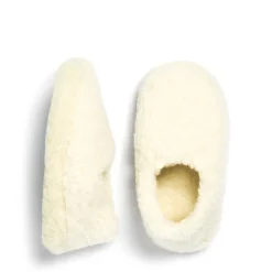 Daylesford Organic Clothing>Wool Slippers Natural