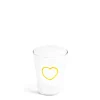 Daylesford Organic Glassware|Tableware>Yellow Heart Glass