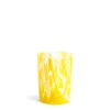 Daylesford Organic Glassware|Tableware>Yellow Speckled Tumbler