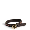 Daylesford Organic Pet Accessories>Zigzag Skinny Dog Collar Red Medium